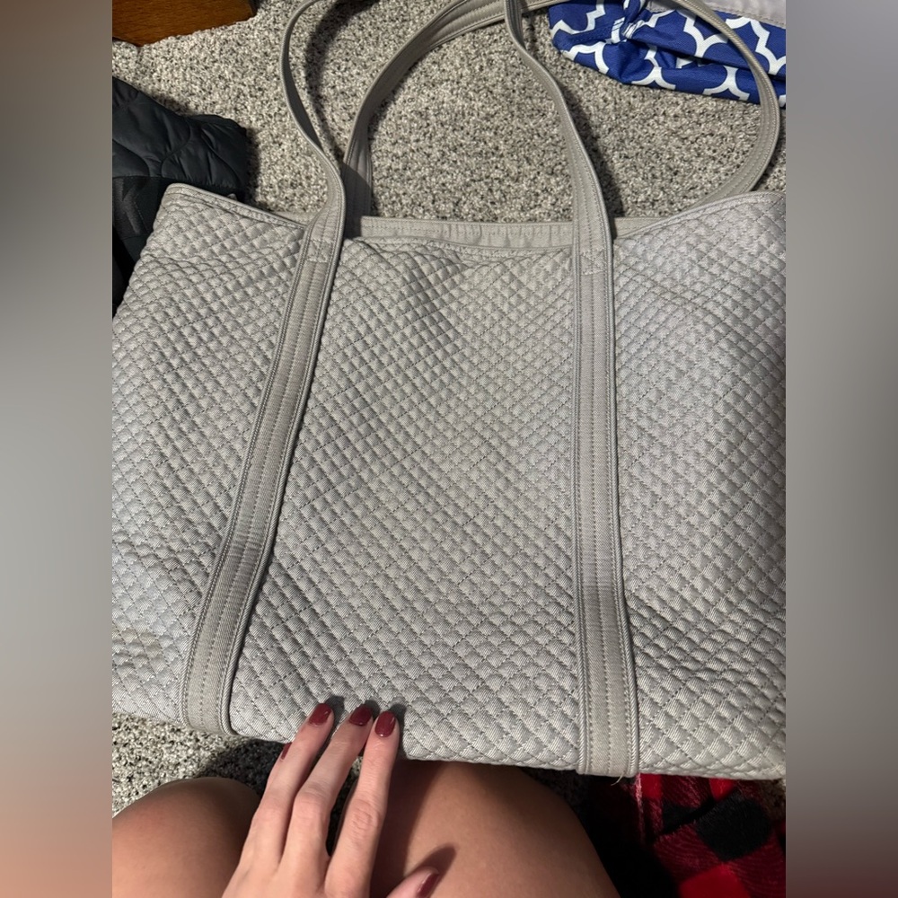 Grey Vera Bradley tote